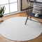Safavieh 5 x 5 ft. Cape Cod Round Area Rug, Ivory CAP224A-5R - alternate 4
